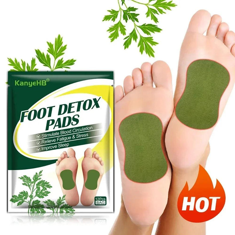 Foot Detox Pads: Desintoxicação profunda e emagrecimento natural.