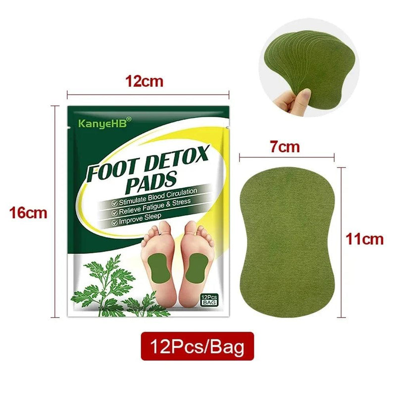 Foot Detox Pads: Desintoxicação profunda e emagrecimento natural.